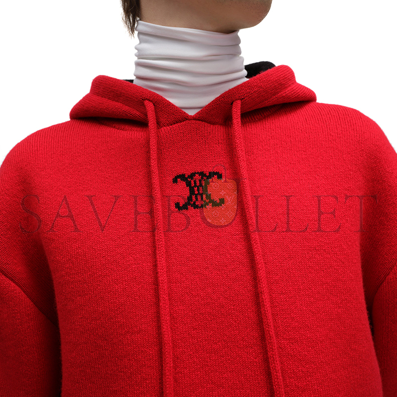 CELINE HOODED SWEATER IN CASHMERE RY0QZ0X73.27BK